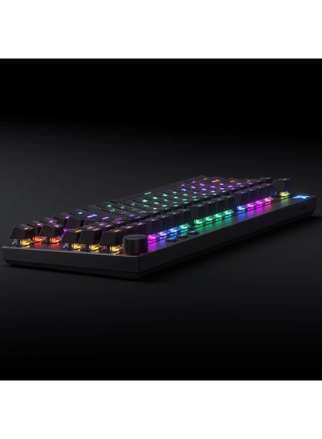 MCHOSE Mix 87 Hall Effect Magnetic Switch Wired Gaming Keyboard, Mount Tai GT Switch, Hot-Swappable, 8kHz Polling, 0.08ms Response, PBT Keycaps, RGB, Black | MC-Mix87-9 - Image 4